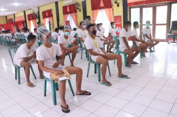 Memasuki Tahap Pemeriksaan Kesehatan, Polda Lampung Seleksi Penerimaan Terpadu Akpol, Bintara dan Tamtama Polri Tahun 2021